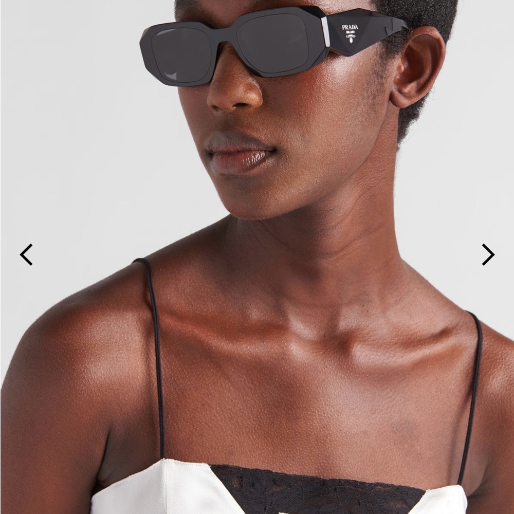 Authentic Prada Symbole PR 17WS Sunglasses Black